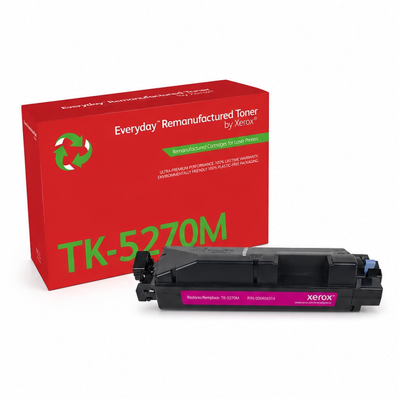 Xerox Everyday Remanufactured Magenta Toner for Kyocera TK5270
