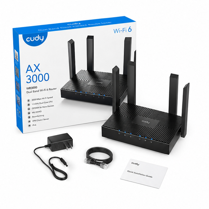 Cudy WR3000 Wi-Fi 6 AX3000 Router