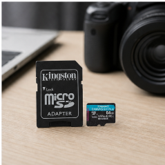 Kingston microSDXC 64 Go Canvas Go! Plus