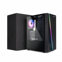 Boîtier Unykach Glayze ATX ARGB noir