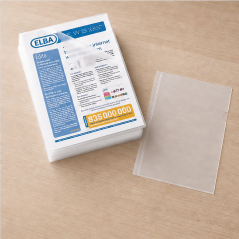 Elba Compatible Folio U-Tab Sleeves PP 140 micron