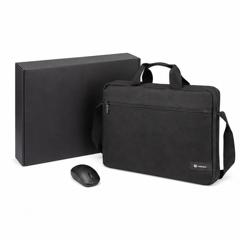 Natec Wallaroo 2 15.6" laptop bag + wireless mouse