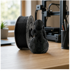 Compatible Black PETG Filament 1.75 mm 1 kg