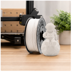 Filament Compatible PETG 3D blanc 1,75 mm 1 kg