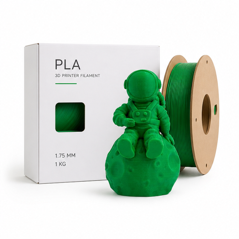 Filament PLA Compatible 3D Vert 1,75 mm 1 kg