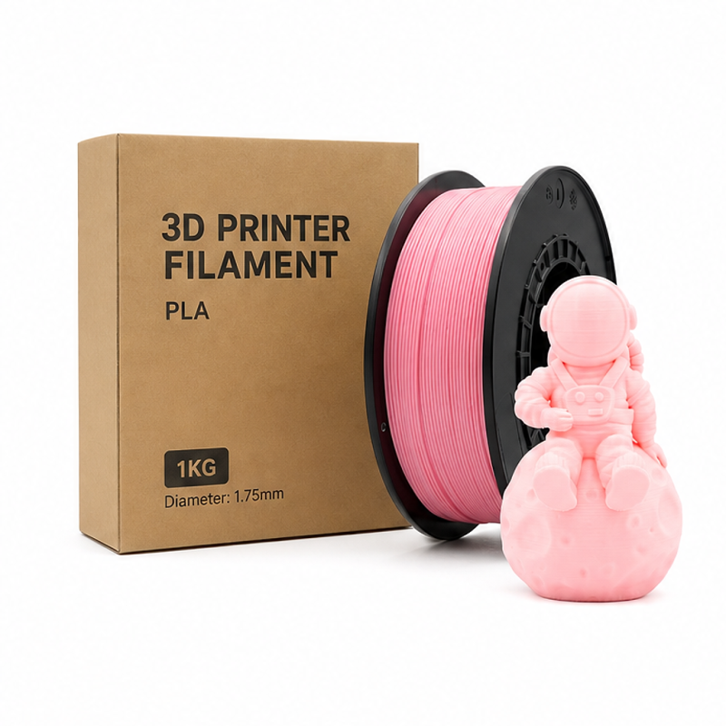 Compatible Filament 3D PLA 1,75 mm 1 kg Rose Crème
