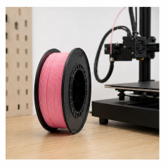 Compatible Filament PLA 1,75 mm 1 kg Rose Crème