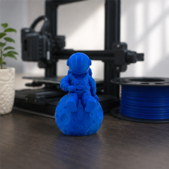 Filament 3D PLA Compatible 1,75 mm 1 kg Bleu foncé