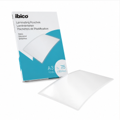 Ibico pochettes plastification A3 75 microns