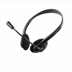 Casque micro Trust Primo Chat 3,5 mm noir