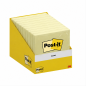 Post-it Notes adhésives repositionnables 76 x 76 mm jaune clair, lot de 10 blocs