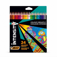 Crayons BIC Intensity Triangle Compatible x24