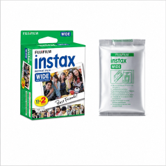Film instantané Compatible Fujifilm instax Wide 20 vues