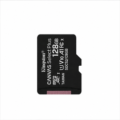 Carte microSDXC Kingston Canvas Select Plus 128 Go Class 10 avec adaptateur SD
