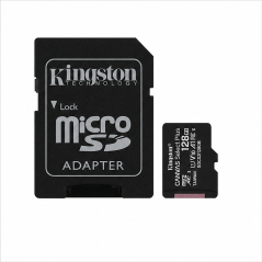 Kingston 128GB microSDXC Card Compatible + SD Adapter