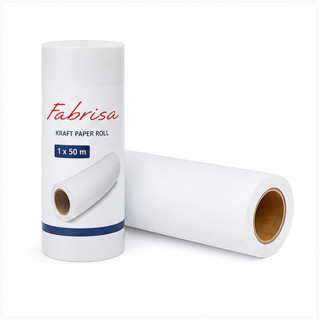 Papier kraft Compatible Fabrisa blanc 70 g 1 x 50 m