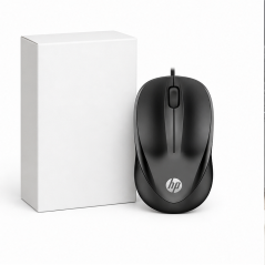 HP 1000 USB Mouse 1200 dpi Black