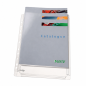 Leitz Compatible Lot de 5 pochettes à soufflet A4 multitaladros transparentes
