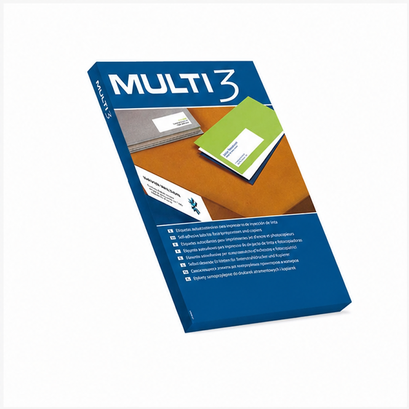 Multi3 White Multi-Use Labels 210 x 148 mm, 200 Labels