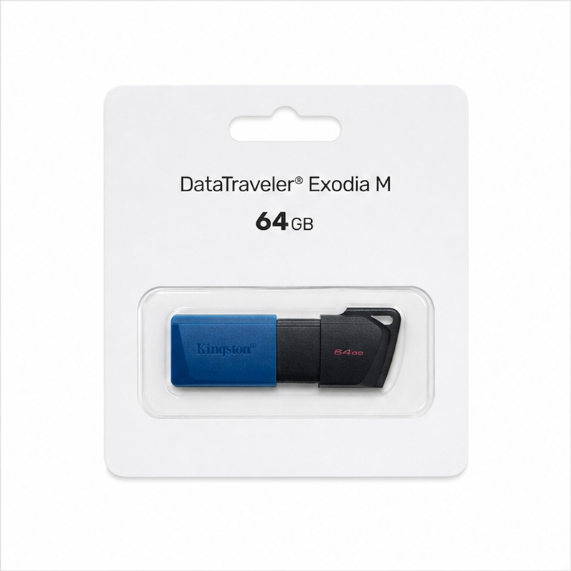Kingston DataTraveler Exodia M 64GB USB 3.2 Gen 1 Flash Drive