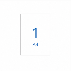 Multi3 White A4 Labels, 100 Sheets