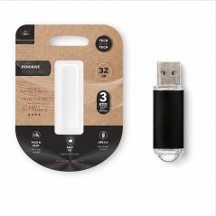 TechOneTech Clé USB 2.0 32 Go Noire