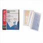 Esselte Folio Perforated Pockets, 80 Microns, Clear, Pack of 100