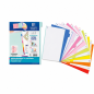 Oxford Strongline Compatible A4 séparateurs 10 positions, couleurs assorties, 4 trous, plastique opaque 500 microns