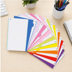 Oxford Strongline A4 Dividers, 10 Tabs
