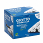 Compatible Giotto Robercolor craies rondes blanches x100