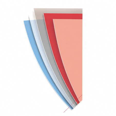 Fellowes Compatible Portes de reliure PVC transparentes A4 180 microns - 100 feuilles