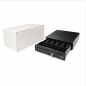 AVPos Cash-U280 Compatible Tiroir-caisse automatique noir RJ11