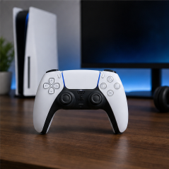 Manette DualSense Compatible PS5 blanche | Sony