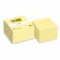 Post-it Cubo de 450 notes repositionnables, 76 x 76 mm, jaune clair