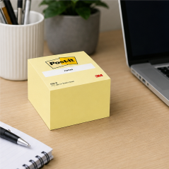 Post-it cube 450 notes 76 x 76 mm jaune