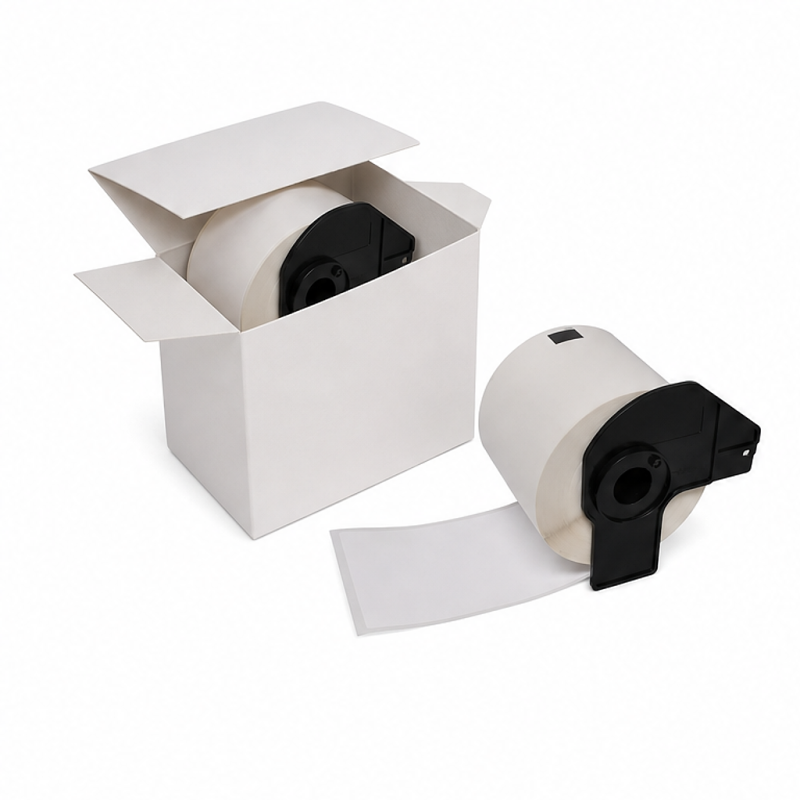 Compatible Brother DK11240 - Grandes étiquettes prédécoupées 102 x 51 mm, 600 unités