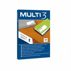 Multi3 400 White Labels 105x148 mm