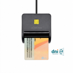 Aisens DNI Smart Card Reader Black