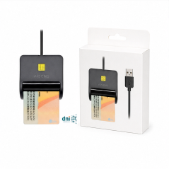 Lecteur DNI Aisens USB-A Noir