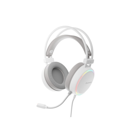 Genesis Neon 613 G2 gaming headset, white, 3.5 mm jack, RGB