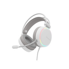 Genesis Neon 613 G2 gaming headset, white, 3.5 mm jack, RGB
