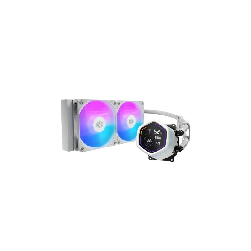 Watercooling Cooler Master MasterLiquid Core Nex Digital 240 ARGB blanc