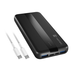 Natec Trevi Slim Q 10,000 mAh power bank, 20 W fast charging