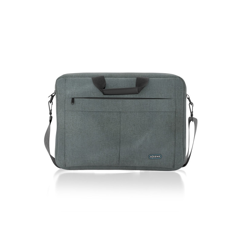 Sacoche ordinateur portable Aisens Premium 15,6" grise, mousse de protection