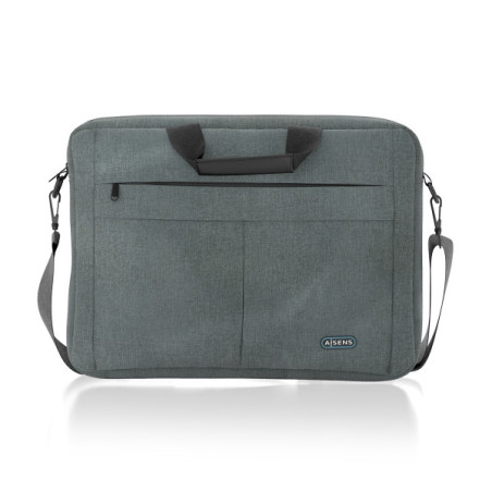 Sacoche ordinateur portable Aisens Premium 15,6" grise, mousse de prot