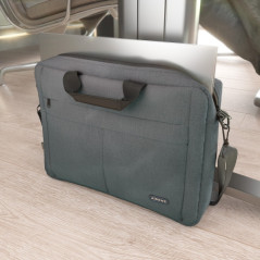 Sacoche ordinateur portable Aisens Premium 15,6" grise, mousse de prot