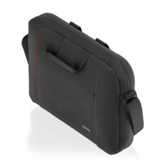 Sacoche ordinateur portable Aisens 15,6" noire, liseré rouge