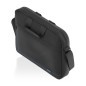Sacoche ordinateur portable Aisens 15,6" noire, liseré bleu sur la poche