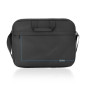 Aisens 15.6" laptop bag, black with blue pocket trim