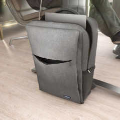 Sac à dos ordinateur portable Aisens 17" gris